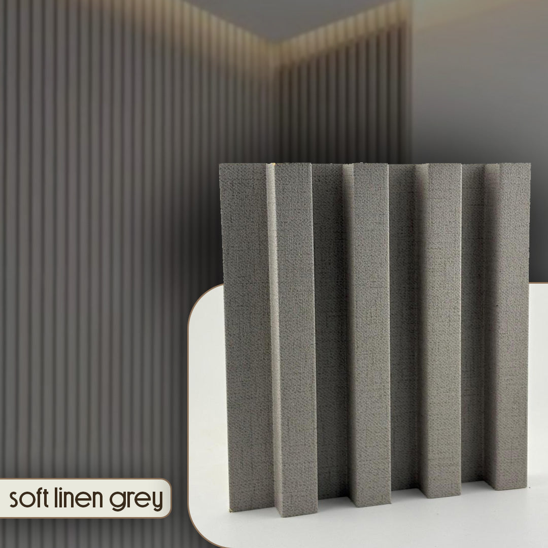 Soft Linen Grey WPC Wall Panel